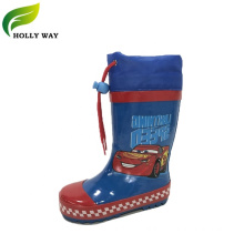 Fashionable Heated Custom Printing Rubber Rain Boots for Kids